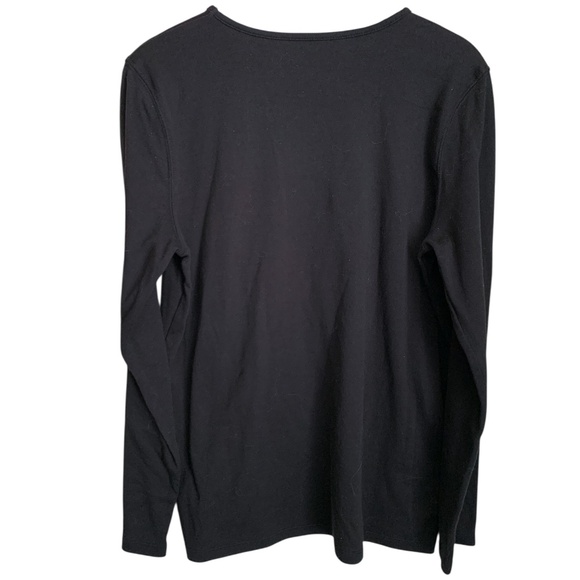 Hampshire Studio Women's Pumpkin Shirt Large Jack-O-Lantern Sequin Embellished - Picture 2 of 5